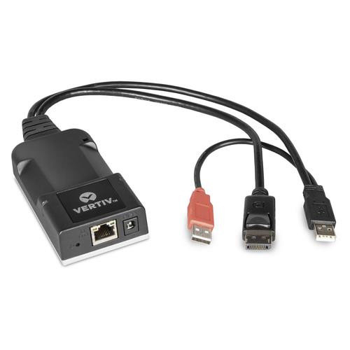 Vertiv Avocent HMXTX DP, USB 2.0, AUDIO, ZERO U extension KVM Transmetteur - HMX6150T-DP