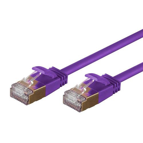 Monoprice  câble de réseau Violet 2,1 m Cat6a S/FTP (S-STP) - 27500