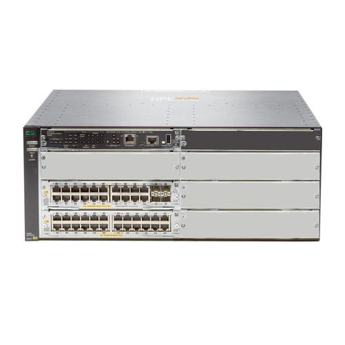 HPE Aruba Networking 5406R 44GT PoE+ and 4 port SFP+ (No PSU) v3 zl2 Switch - JL003A