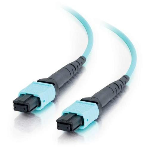 C2G 10m, 2xMPO câble InfiniBand et à fibres optiques MPO OFNR Turquoise - 31317