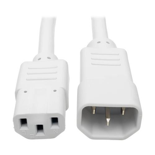 Tripp Lite  câble électrique Blanc 0,6 m Coupleur C13 Coupleur C14 - P004-002-AWH