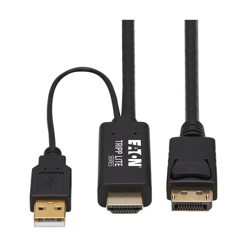 Tripp Lite  câble vidéo et adaptateur 1 m HDMI + USB DisplayPort Noir - P567-01M
