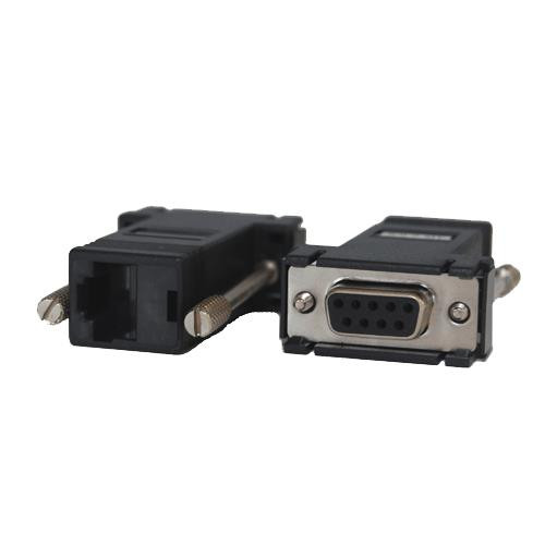 Opengear  changeur de genre de câble DB9F RJ45 Noir - 319014