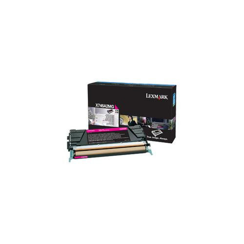 Lexmark  Cartouche de toner 1 pièce(s) Original Magenta - X746A2MG