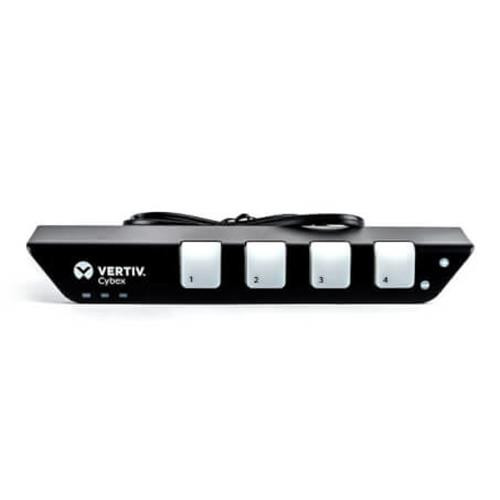 Vertiv  commutateur écran, clavier et souris Noir, Blanc - AFP0004