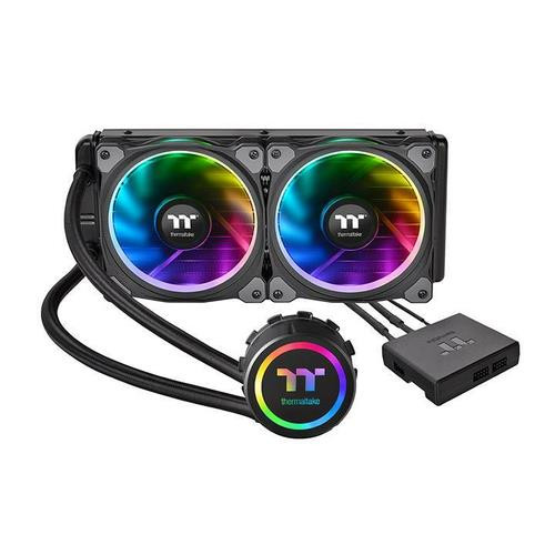 Thermaltake Floe Riing RGB 240 TT Premium Edition Processeur Refroidisseur de liquide tout-en-un 12 cm Noir - CL-W157-PL12SW-A
