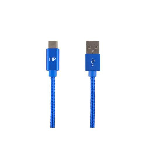 Monoprice  câble USB USB 2.0 0,46 m USB C USB A Bleu - 38911