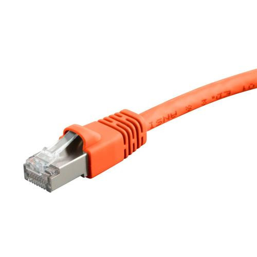 Monoprice  câble de réseau Orange 1,5 m Cat6a S/UTP (STP) - 24349