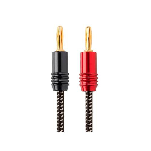 Monoprice  câble audio 0,9 m Banane Noir, Rouge - 15519