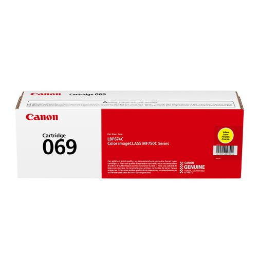 Canon 069 Cartouche de toner 1 pièce(s) Original Jaune - 5091C001
