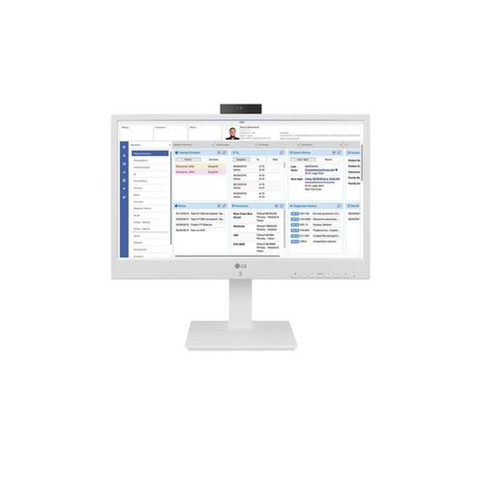 LG  PC tout en un/station de travail Intel® Celeron® N5105 60,5 cm (23.8") 1920 x 1080 pixels All-in-One thin client 4 Go 16 Go eMMC Wi-Fi 6 (802.11ax) Blanc - 24CR670NK6N