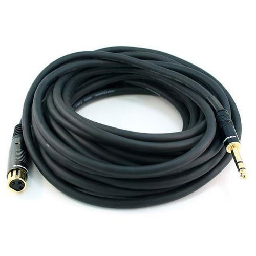 Monoprice  câble audio 10,7 m 6,35 mm TRS XLR (3-pin) Noir - 4773
