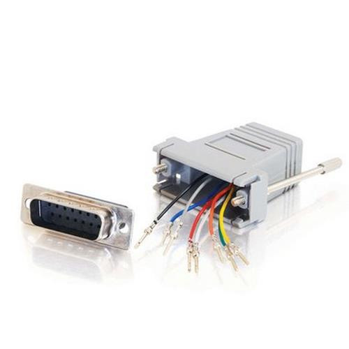 C2G RJ45/DB15M Gris - 02926