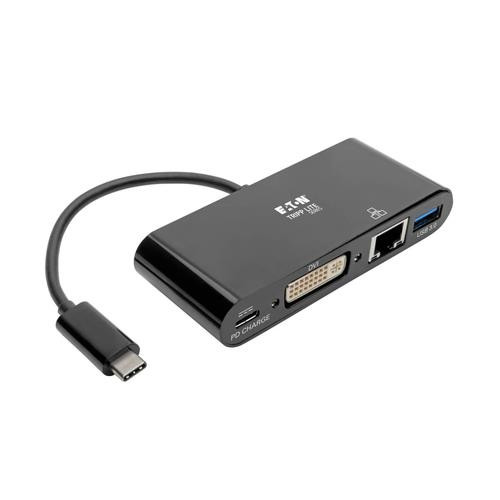 Tripp Lite  station d'accueil USB 3.2 Gen 2 (3.1 Gen 2) Type-C Noir - U444-06N-DGUB-C