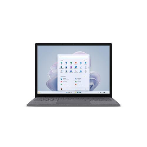 Microsoft Surface Laptop 5 Intel® Core™ i5 i5-1245U Ordinateur portable 34,3 cm (13.5") Écran tactile 8 Go LPDDR5x-SDRAM 512 Go SSD Wi-Fi 6 (802.11ax) Windows 11 Pro Platine - R1T-00002