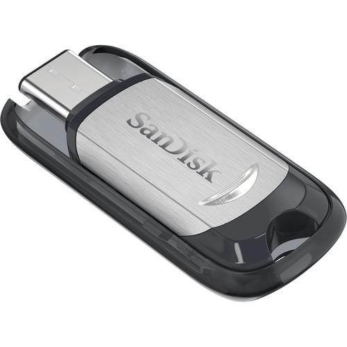 SanDisk  lecteur USB flash 128 Go USB Type-C 3.2 Gen 1 (3.1 Gen 1) Noir, Argent - SDCZ450-128G-A46
