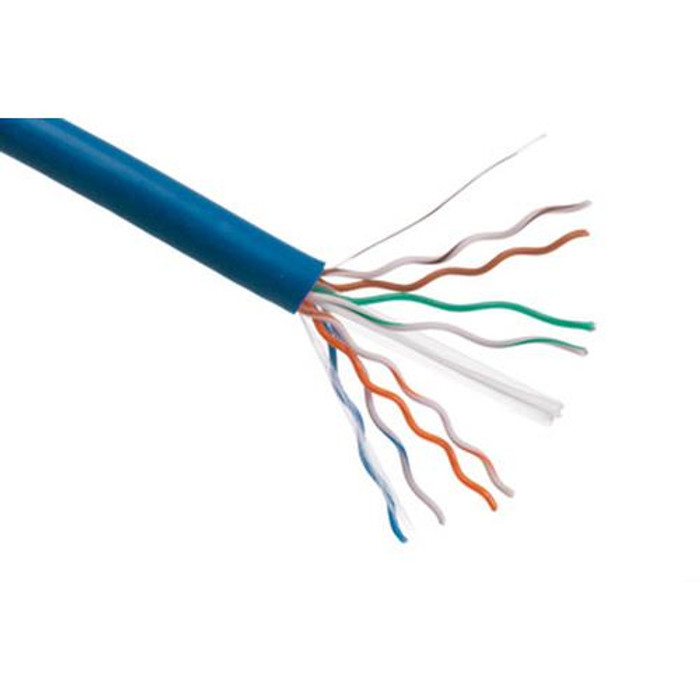 Axiom Cat6, 1000ft câble de réseau Bleu 304,8 m U/UTP (UTP) - C6BCS-B1000P-AX