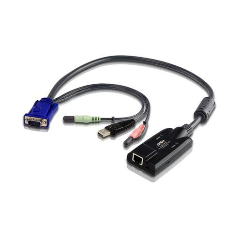 ATEN Adaptateur KVM de support virtuel VGA/audio USB - KA7176