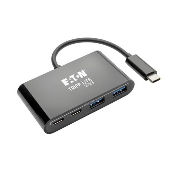 Tripp Lite  hub & concentrateur USB 3.2 Gen 2 (3.1 Gen 2) Type-C 5000 Mbit/s Noir - U460-004-2A2CB