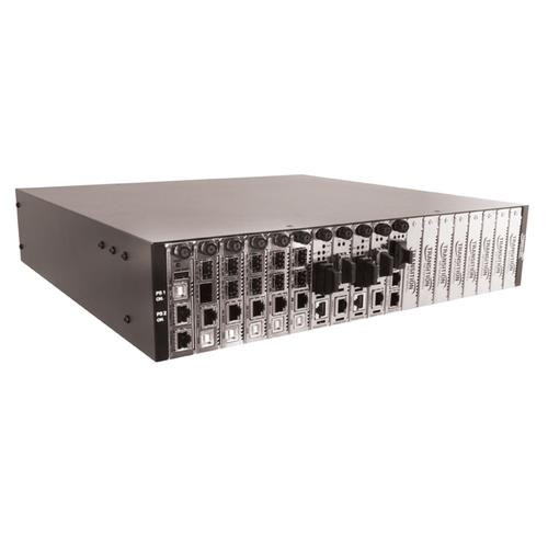 Transition Networks 19-Slot Chassis for the ION Platform châssis de réseaux - ION219-D
