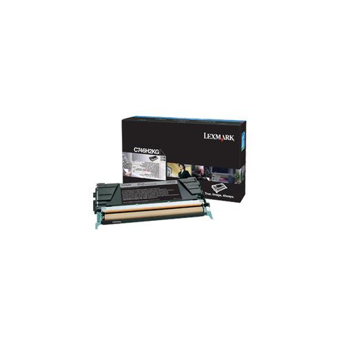 Lexmark  Cartouche de toner 1 pièce(s) Original Noir - C746H2KG