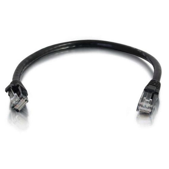 C2G 6" Cat6a UTP câble de réseau Noir 0,15 m U/UTP (UTP) - 00976