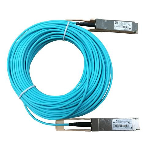 HPE Networking X2A0 100G QSFP28 to QSFP28 20m Active Optical Cable - JL278A