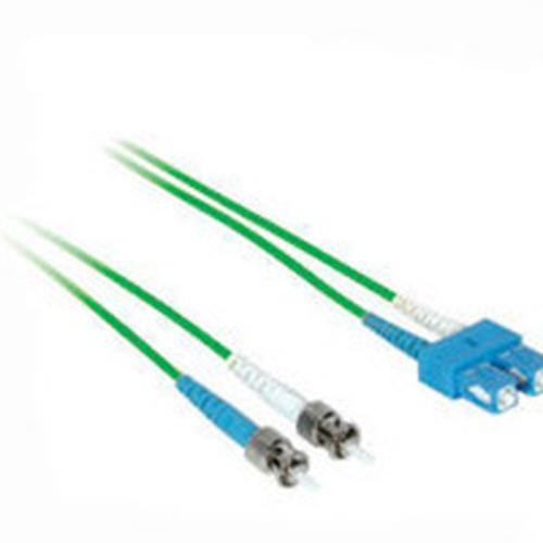 C2G 2m ST/SC Duplex 50/125 Multimode Fiber Patch Cable câble InfiniBand et à fibres optiques Vert - 37311