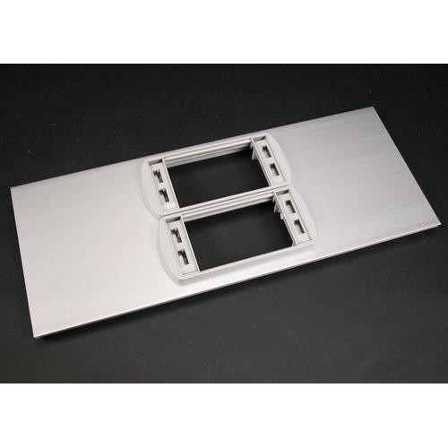 WIREMOLD  Plaque de commutation et obturateur Blanc - AL5256-ACT2LP