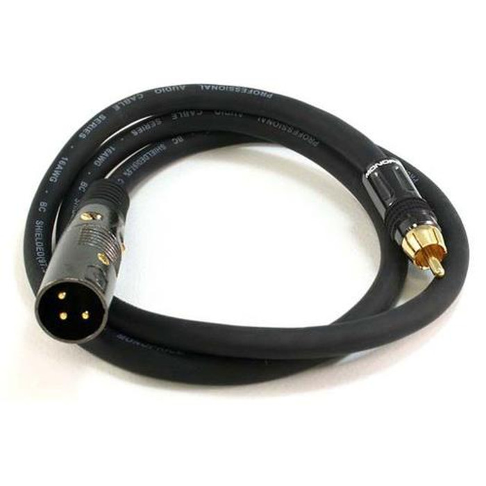 Monoprice  câble audio 0,91 m RCA XLR Noir - 4776