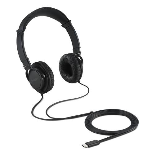 Kensington  casque Casques Avec fil Arceau Appels/Musique USB Type-C Noir - K97458WW