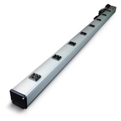 WIREMOLD  multiprise 4,5 m 8 sortie(s) CA Gris - UL401BD