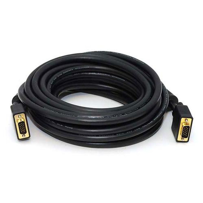 Monoprice VGA/VGA, M/M, 7.62 m câble VGA 7,62 m VGA (D-Sub) Noir - 3621