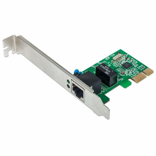 Intellinet Carte réseau Gigabit PCI Express, Ethernet RJ45 10/100/1000 Mbit/s, garantie de 3 ans - 522533