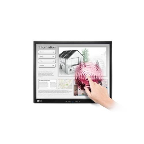 LG  écran plat de PC 48,3 cm (19") 1280 x 1024 pixels Écran tactile Dessus de table Noir - 19MB15T-I