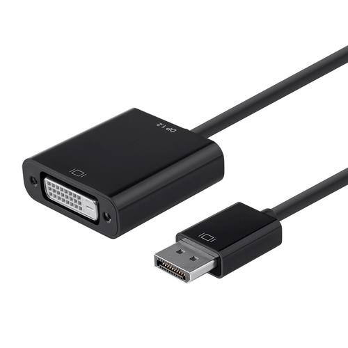 Monoprice  câble vidéo et adaptateur DisplayPort DVI Noir - 12784