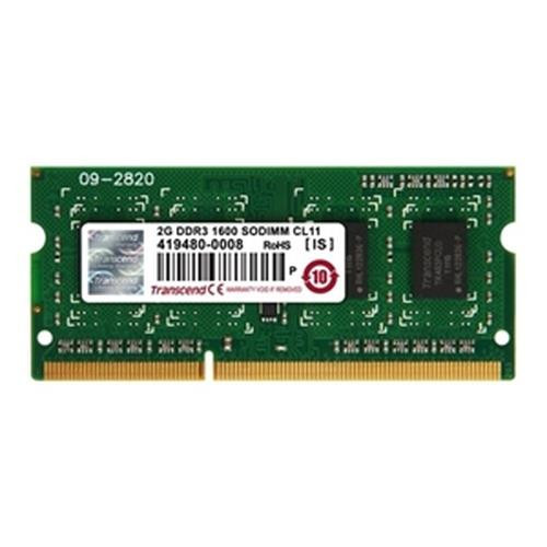 Transcend 4GB DDR3 module de mémoire 4 Go 1 x 4 Go 1333 MHz - TS512MSK64W3N
