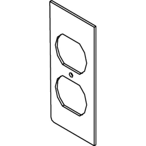 WIREMOLD  Plaque de commutation et obturateur - SGT-DP
