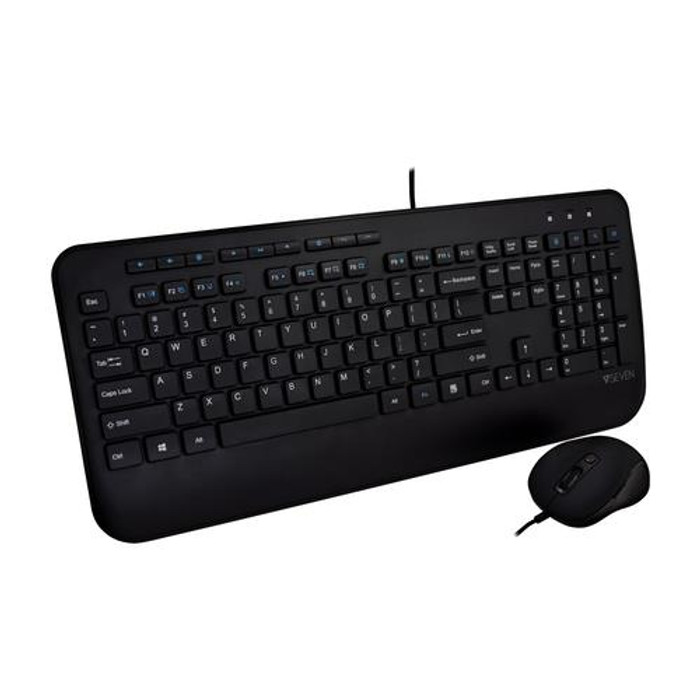 V7  clavier Souris incluse Universel USB QWERTY Anglais américain Noir - CKU300US