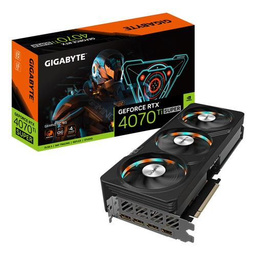 GIGABYTE GAMING GeForce RTX 4070 Ti SUPER OC 16G NVIDIA 16 Go GDDR6X - GV-N407TSGAMING OC-16GD