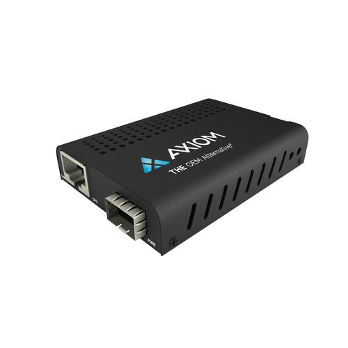 Axiom  convertisseur de support réseau 10000 Mbit/s 1550 nm Multimode, Monomode Noir - MC10-SFP-AX