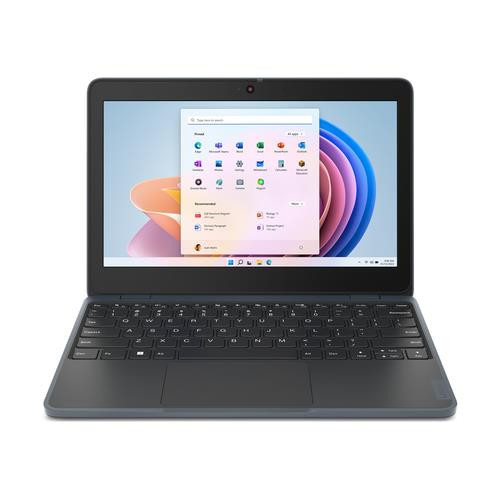 Lenovo 100w Gen 4 Intel® N N100 Ordinateur portable 29,5 cm (11.6") HD 4 Go LPDDR5-SDRAM 128 Go SSD Wi-Fi 6 (802.11ax) Windows 11 Pro Academic Anglais Gris - 82VK0005US