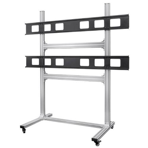 Monoprice  support pour téléviseur 139,7 cm (55") Noir, Argent - 16116