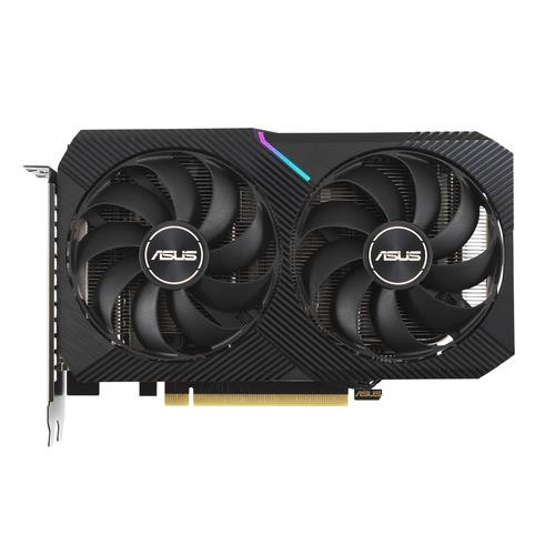 ASUS  carte graphique NVIDIA GeForce RTX 3060 Ti 8 Go GDDR6 - DUAL-RTX3060TI-O8G-MINI-V2