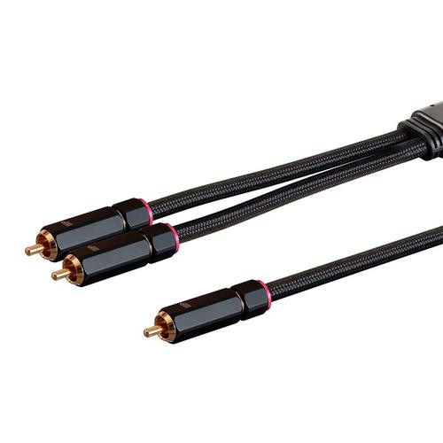 Monoprice Onix Series câble audio 0,9 m RCA 2 x RCA Noir - 38074