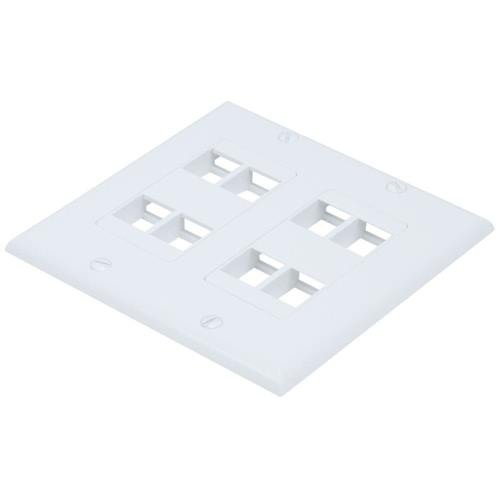 Monoprice  Plaque de commutation et obturateur Blanc - 6835