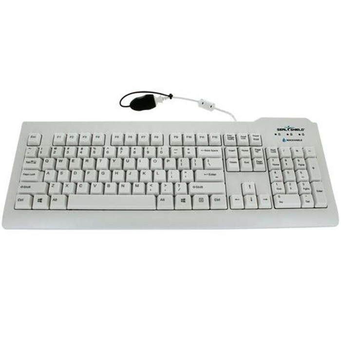 Seal Shield  clavier Universel USB QWERTY Turc Blanc - SSWKSV208TR