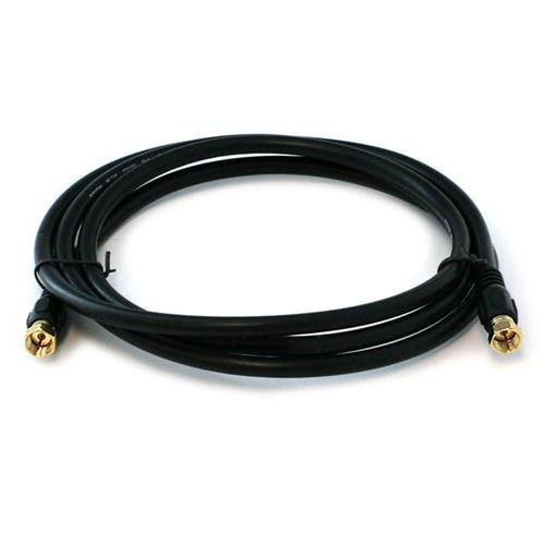 Monoprice  câble coaxial RG-6/U 1,8288 m F Noir - 3031