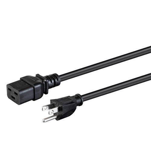 Monoprice  câble électrique Noir 4,6 m NEMA 5-15P IEC C19 - 40074