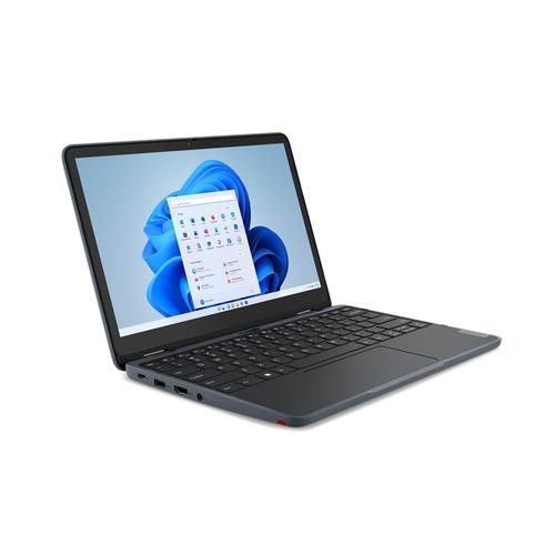 Lenovo 300w Yoga Gen 4 Intel® N N100 Hybride (2-en-1) 29,5 cm (11.6") Écran tactile HD 4 Go LPDDR5-SDRAM 128 Go SSD Wi-Fi 6 (802.11ax) Windows 11 Pro Academic Anglais américain Gris - 82VM000FUS